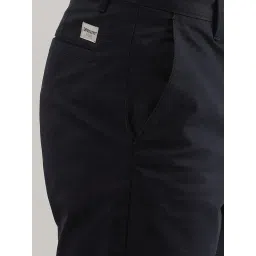 Lee Navy Cotton Slim Fit Shorts image 5