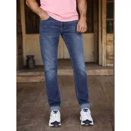 Lee Ranch Blue Slim Fit Solid Jeans-picture-35