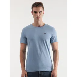 Lee Round Neck Short Sleeves Cotton Slim Fit T-shirt-picture-39