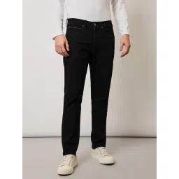 Lee Travis Black Slim Fit Lightly Washed Jeans-picture-39