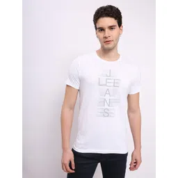 Lee Typography Printed Slim Fit Cotton T-shirt-picture-18