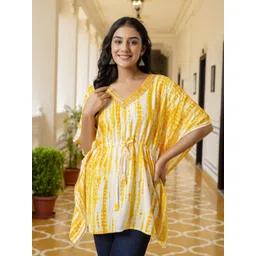 Lee Moda Women Flared Sleeves Kaftan Kurta-picture-35