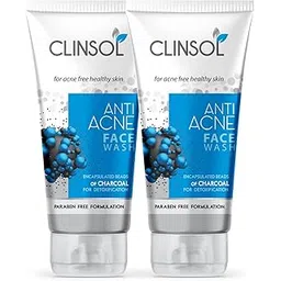 Leeford Clinsol Anti-Acne Charcoal Facewash 100g (Pack of 2) | Anti-Pollution & Anti- Acne | Gentle, Effective, and Chemical-Free | For Acne-Prone Skin | Dermatologically Tested-picture-11