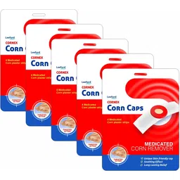 leeford Cornex Corn Caps Medicated Corn Remover Pack of 20 Strips Adhesive Band Aid-picture-10