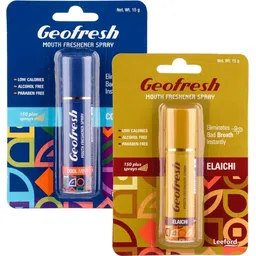 leeford Geofresh Spray Mouth freshener Mint & Elaichi Flavor Pack of 2 Spray-picture-18