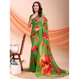 Leelavati Floral Printed Pure Chiffon Saree-picture-38