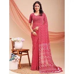 Leelavati Floral Printed Pure Chiffon Saree-picture-18