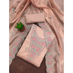 LeeliPeeri Designer Embroidered Unstitched Dress Material-picture-34