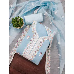 LeeliPeeri Designer Embroidered Unstitched Dress Material-picture-32