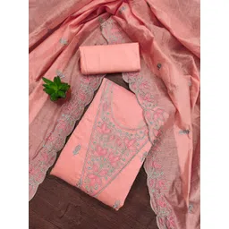 LeeliPeeri Designer Embroidered Unstitched Dress Material-picture-40