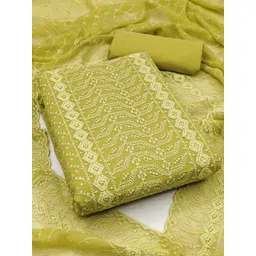 LeeliPeeri Designer Embroidered Unstitched Dress Material-picture-34