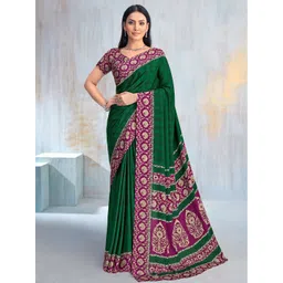 LeeliPeeri Designer Ethnic Motifs Poly Chiffon Saree-picture-20