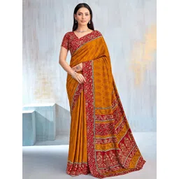 LeeliPeeri Designer Ethnic Motifs Poly Chiffon Saree-picture-34