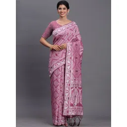 LeeliPeeri Designer Ethnic Motifs Printed Woven Design Saree-picture-10