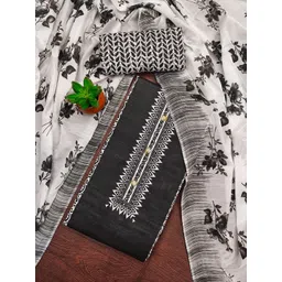 LeeliPeeri Designer Floral Printed Cotton Unstitched Dress Material-picture-29