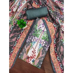 LeeliPeeri Designer Floral Printed Muslin Unstitched Dress Material-picture-32