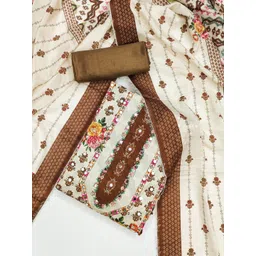 LeeliPeeri Designer Floral Printed Unstitched Dress Material-picture-15