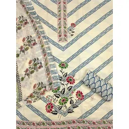 LeeliPeeri Designer Floral Printed Unstitched Dress Material image 2