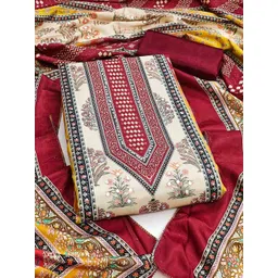 LeeliPeeri Designer Printed Pure Cotton Unstitched Dress Material-picture-37