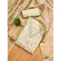 LeeliPeeri Designer Printed Unstitched Dress Material-picture-16