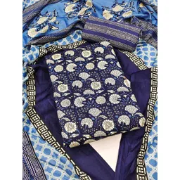 LeeliPeeri Designer Printed Unstitched Dress Material-picture-17