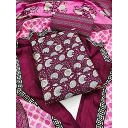 LeeliPeeri Designer Printed Unstitched Dress Material-picture-27