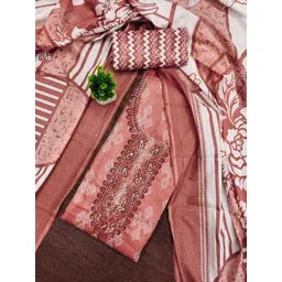 LeeliPeeri Designer Printed Unstitched Dress Material-picture-10