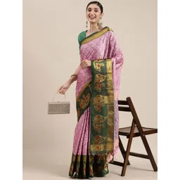 LeeliPeeri Designer Woven Design Zari Saree-picture-33