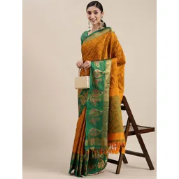 LeeliPeeri Designer Woven Design Zari Silk Cotton Designer Saree-picture-15