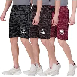 LEELOUIS Men's Stylish Cotton Shorts - Pack of 3-picture-32