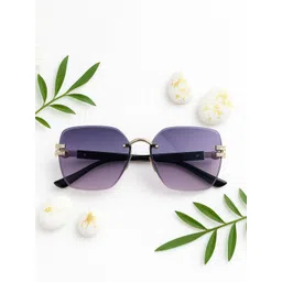 Leeway Unisex Blue Lens & Gold-Toned Square Sunglasses LW-TF-2007-2-BLACKPINK-1-picture-34