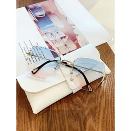 Leeway Unisex Cateye Sunglasses with UV Protected Lens LW-1486-GREY-picture-13