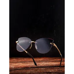 Leeway Unisex Cateye Sunglasses with UV Protected Lens LW-1700-BLACK-2007-3-3RD-picture-33