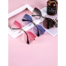 Leeway Unisex Cateye Sunglasses with UV Protected Lens LW-1803-picture-22