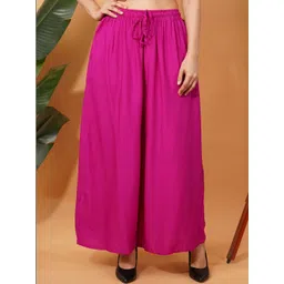 LEGITLOOKS Women 2 Flared Ethnic Palazzos-picture-28