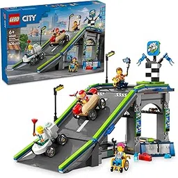 LEGO City No Limits: Race Car Ramp Track Toy Soapbox-Racing Set 60460 Building Blocks Toys for 6+ Gift for Boys and Girls-picture-14
