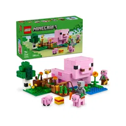 LEGO Minecraft The Baby Pig House Gamer Building Toy Animal Set for Kids 238 Pieces - 21268-picture-19