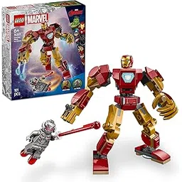 LEGO Marvel Iron Man Mech vs. Ultron Buildable Super Hero Figure Playset 76307 Building Blocks Toys for 6+ Gift for Boys and Girls-picture-12