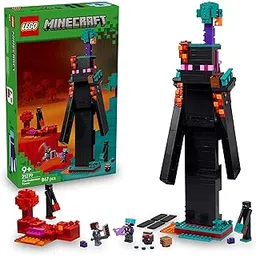 LEGO Minecraft The Enderman Tower Toy for Kids, Gamer Gift 21279 Building Blocks Toys for 9+ Gift for Boys and Girls-picture-10