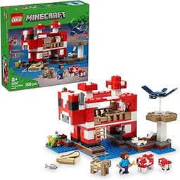 LEGO Minecraft The Mooshroom House Island Gamer Kit Toy for Kids 21270 Building Blocks Toys for 8+ Gift for Boys and Girls-picture-15