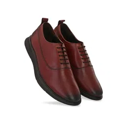 LEGWORK Men Leather Formal Oxfords-picture-30