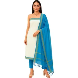 Leheriya Pure Cotton Unstitched Dress Material-picture-31