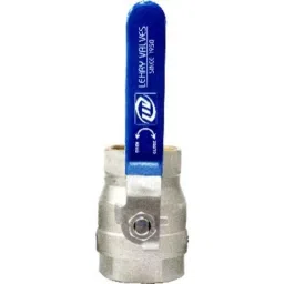 Lehry Valves 10mm Forged Brass 2 Way Nickel Plated Ball Valve with Stainless Steel Handle, LIV-BLV-BS-01A image 2