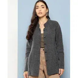 leia Women Knitted Cardigan with Button Closure-picture-23