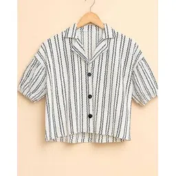 leia Women Printed Regular Fit Shirt with Cuban Collar-picture-47