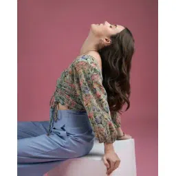 leia Women Regular Fit Floral Print Top-picture-19