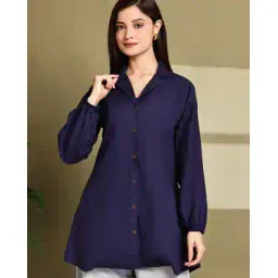 leia Women Regular Fit Shirt with Lapel Collar-picture-27