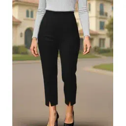 leia Women Relaxed Fit Trousers with Insert Pockets-picture-23