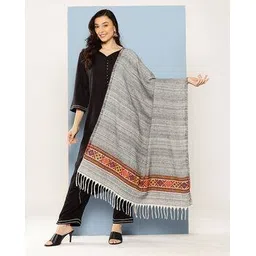 leia Women Woven Shawl with Fringed Hem-picture-44