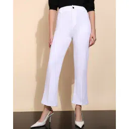 leia Women Flat Front Relaxed Fit Pants image 4
